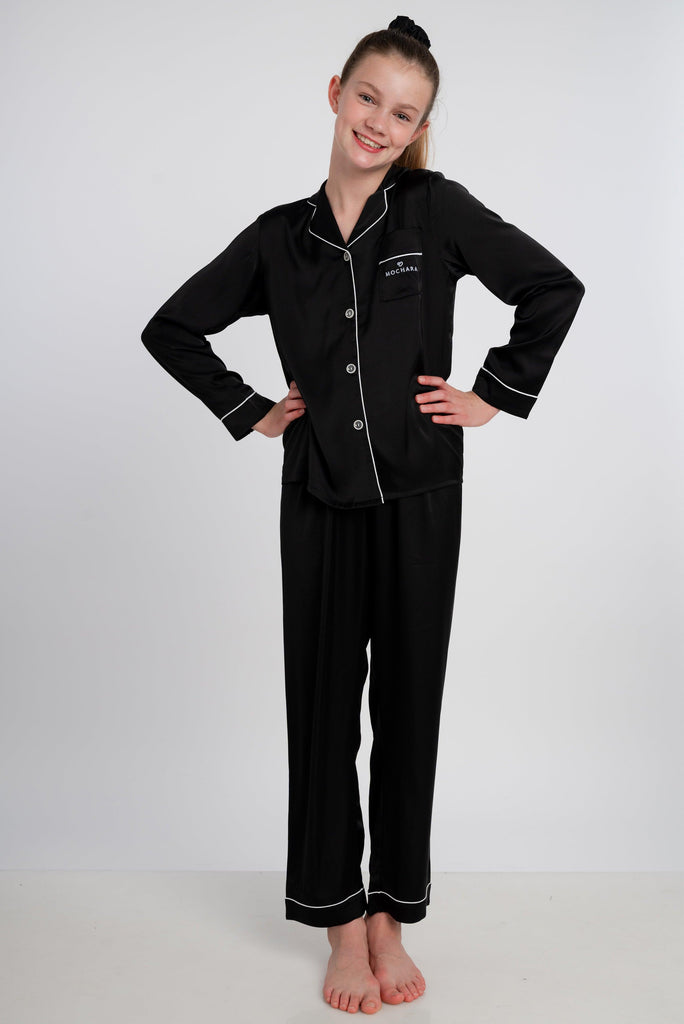 Pyjama Set in Black - Mochara