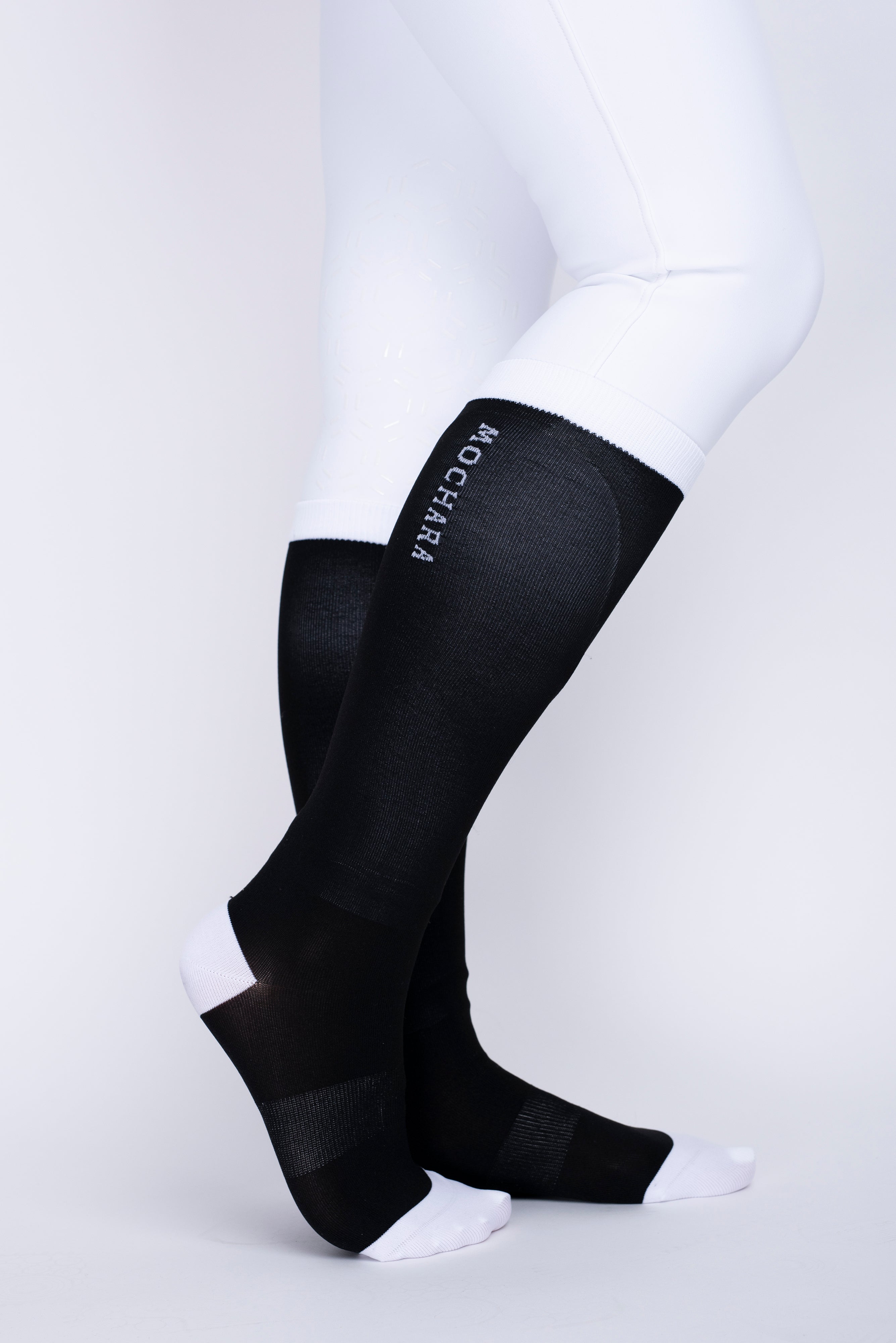 Mochara Black Horse Riding Socks