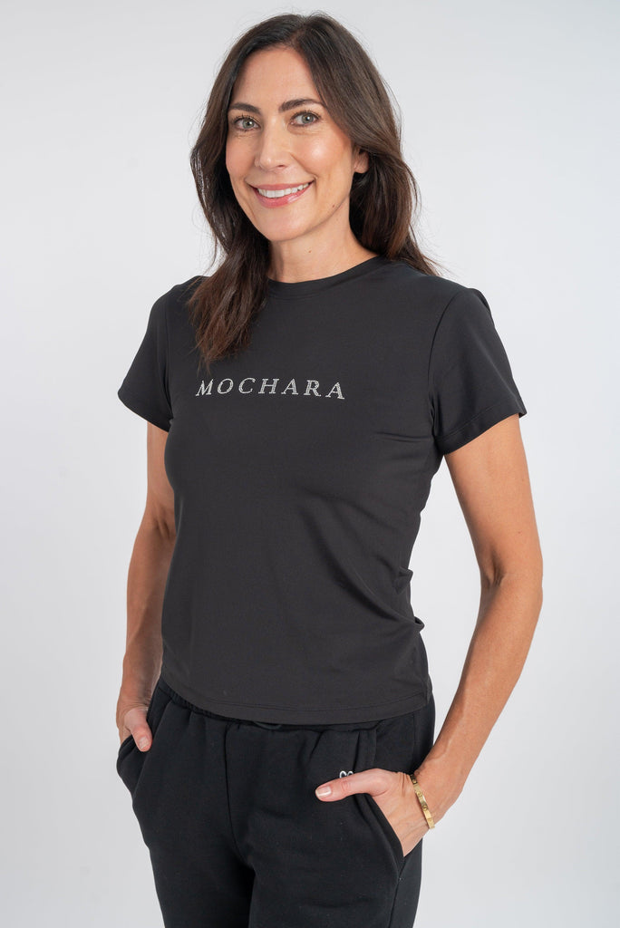 Mochara Diamante Logo Tshirt