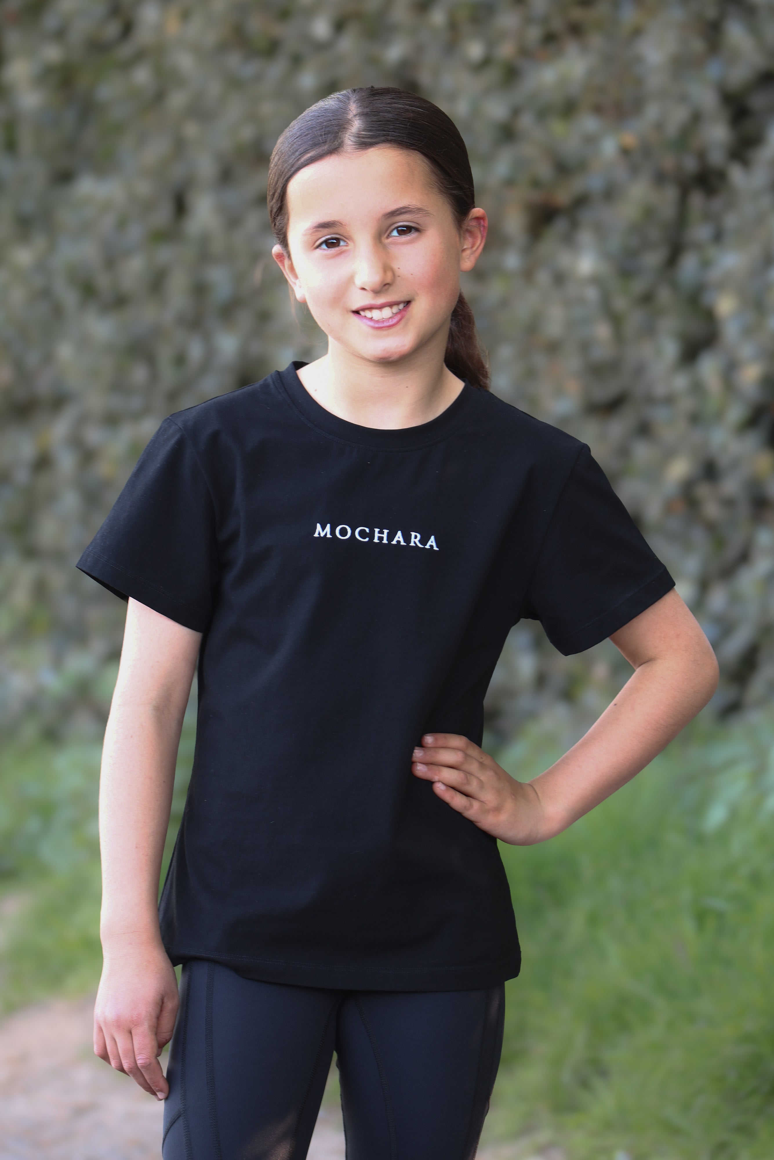 Cotton Logo T-Shirt Black/White Mini