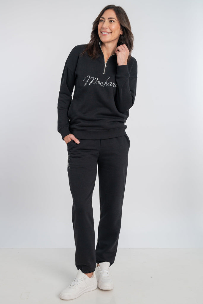 Mochara Luxe Black Joggers