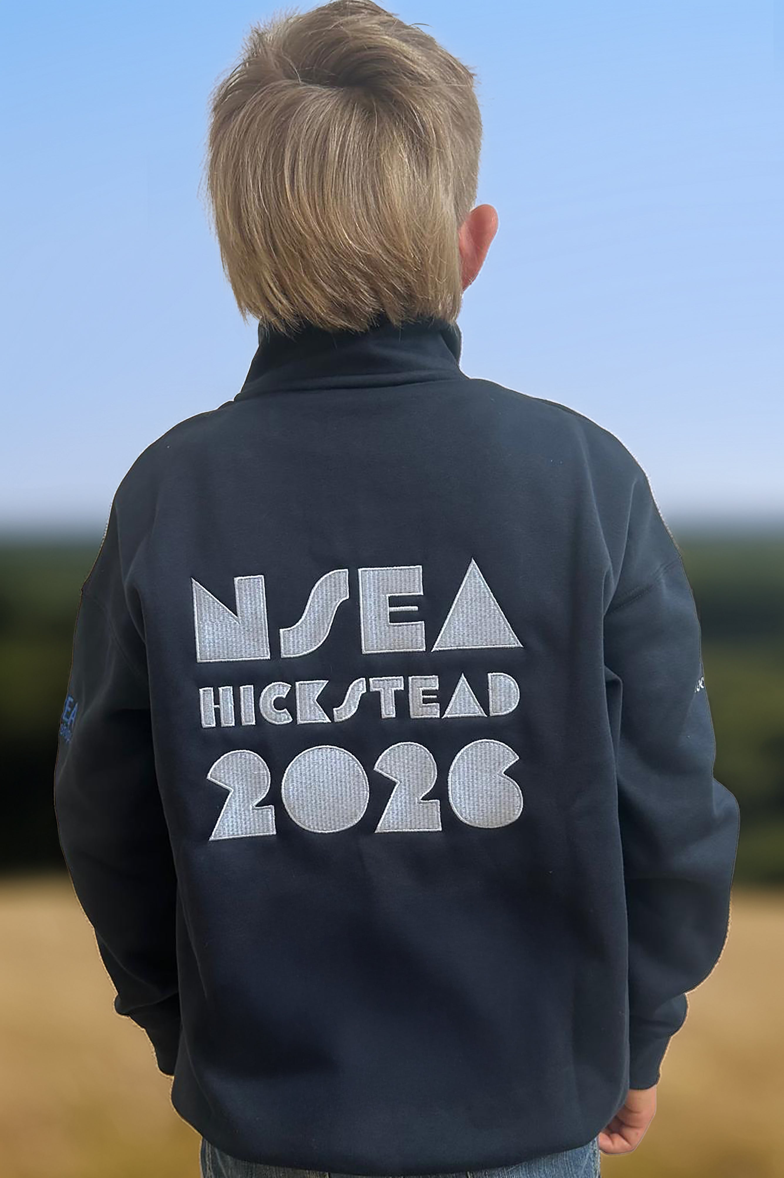 NSEA Mochara Hickstead Navy Half Zip Sweatshirt