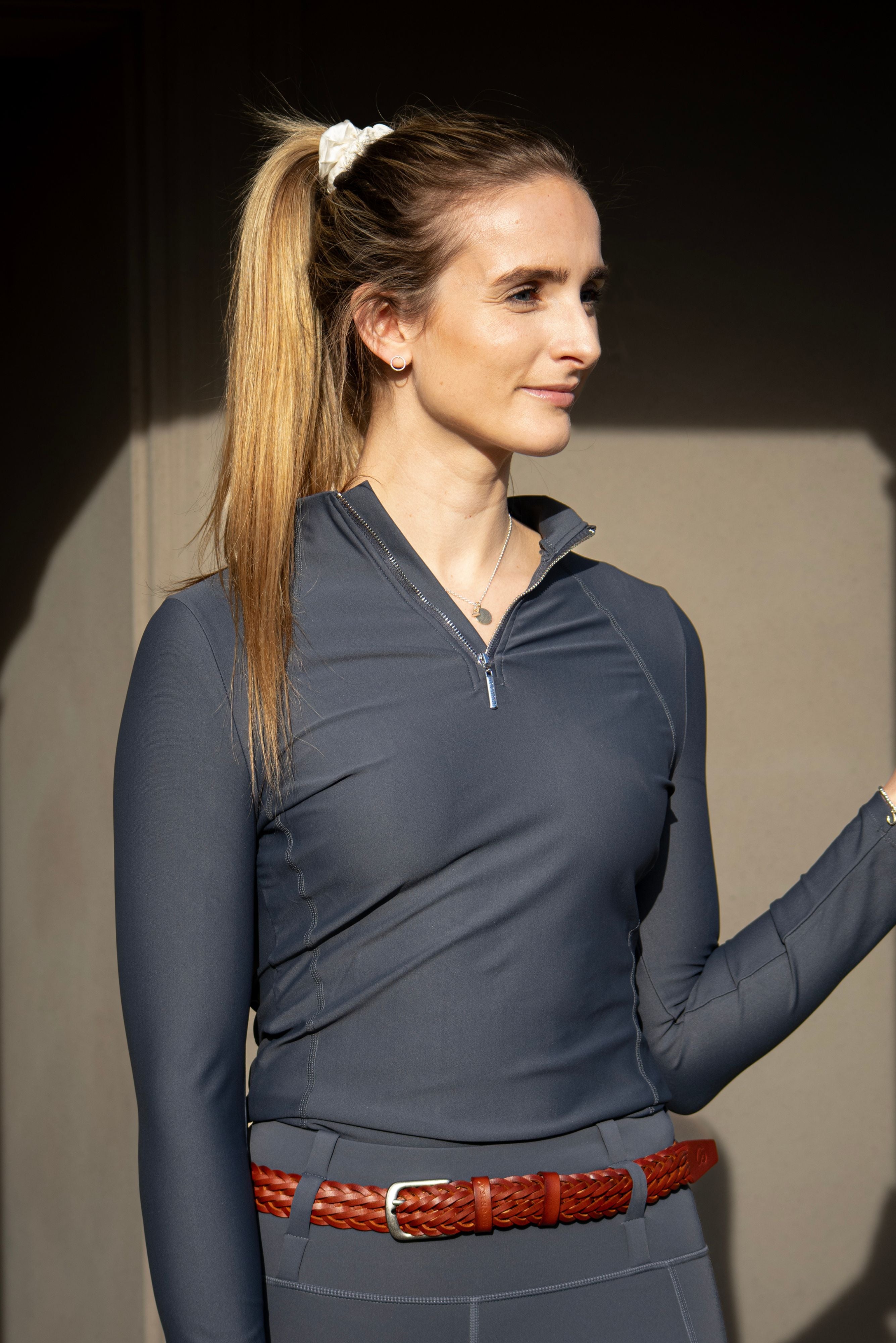 Technical Base Layer in Charcoal Grey RECYCLED