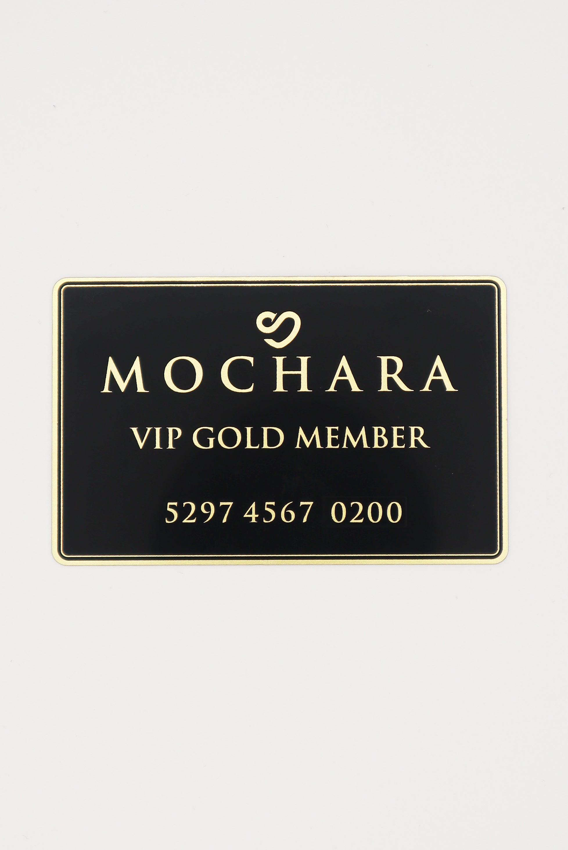 Mochara VIP Gold Membership Card
