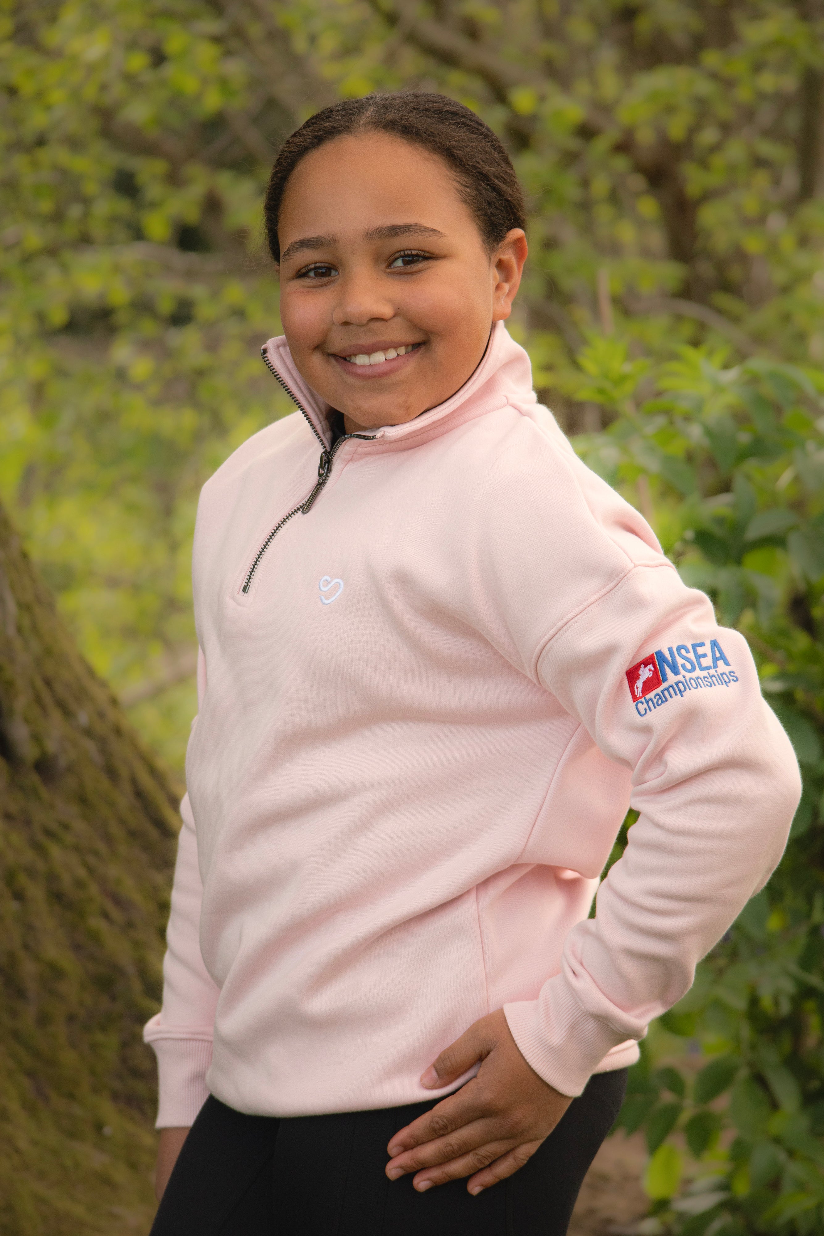 NSEA Mochara Hickstead Baby Pink Sweatshirt