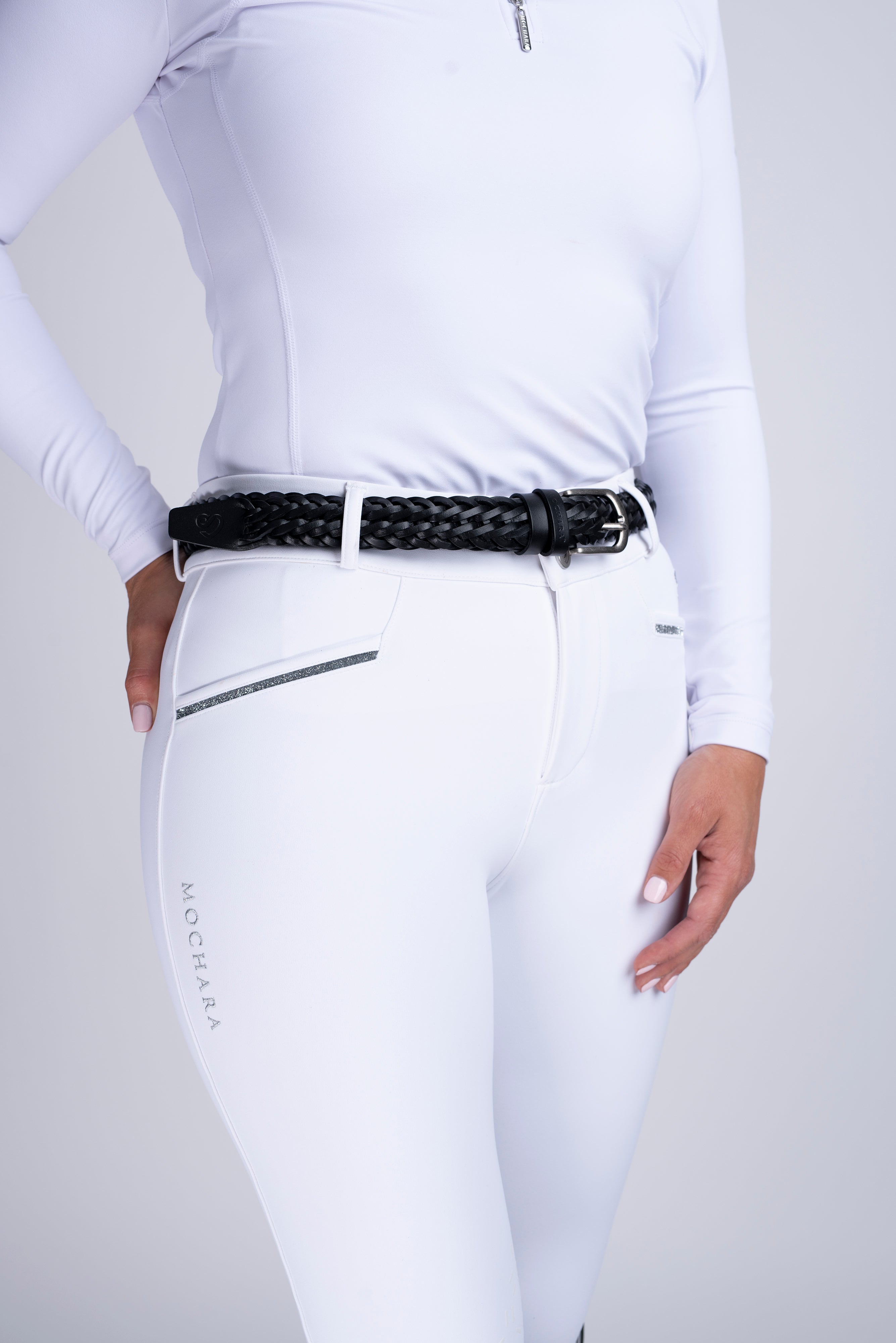 Mochara Leather Black Belt