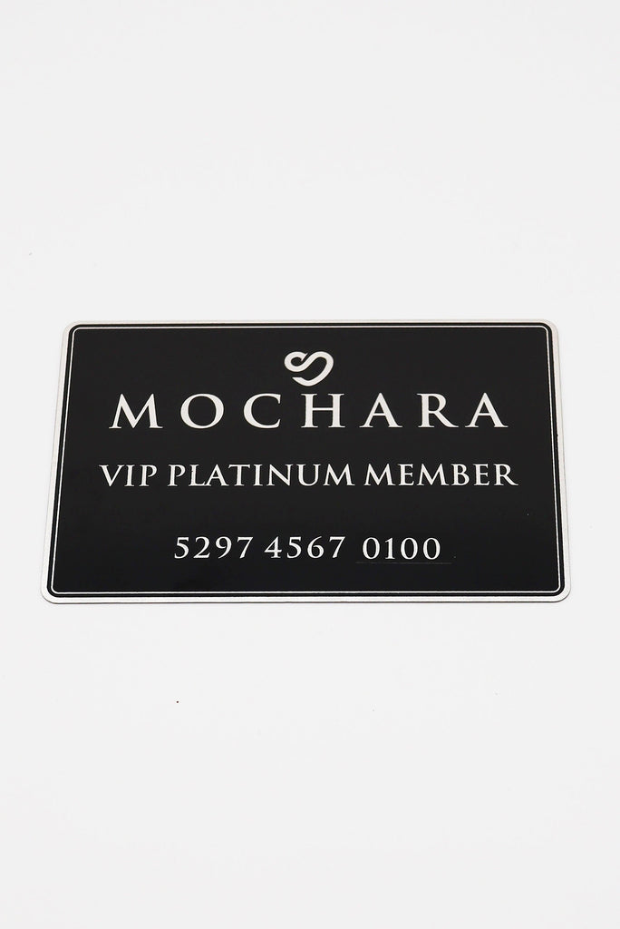 Mochara VIP Platinum Membership Card