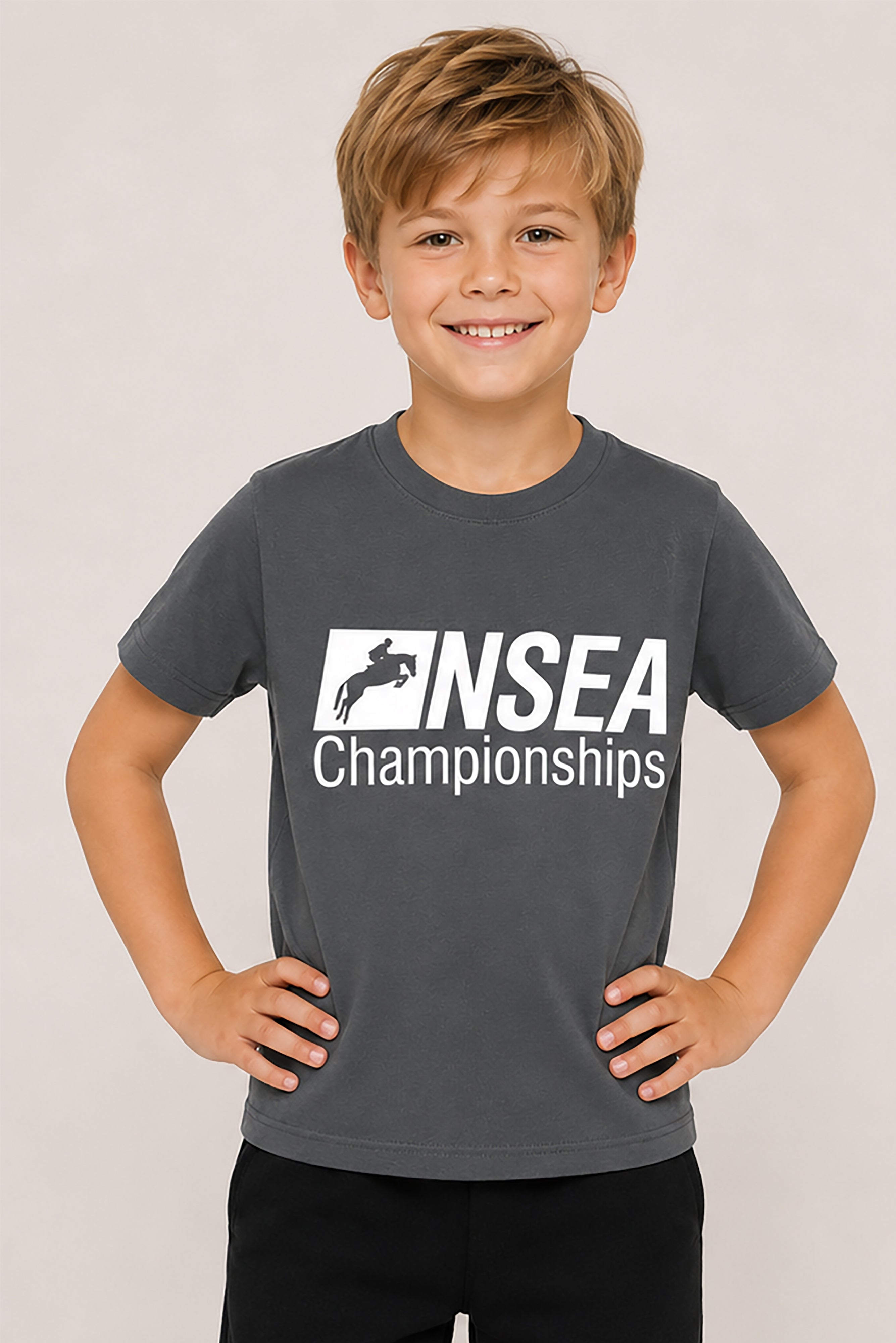 Mochara x NSEA Charcoal Grey T-Shirt
